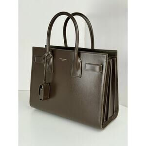 Saint Laurent Bag Sac De Jour Olive Green Shoulder Bag